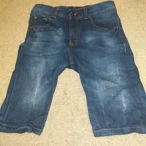 Kids blue jean shorts